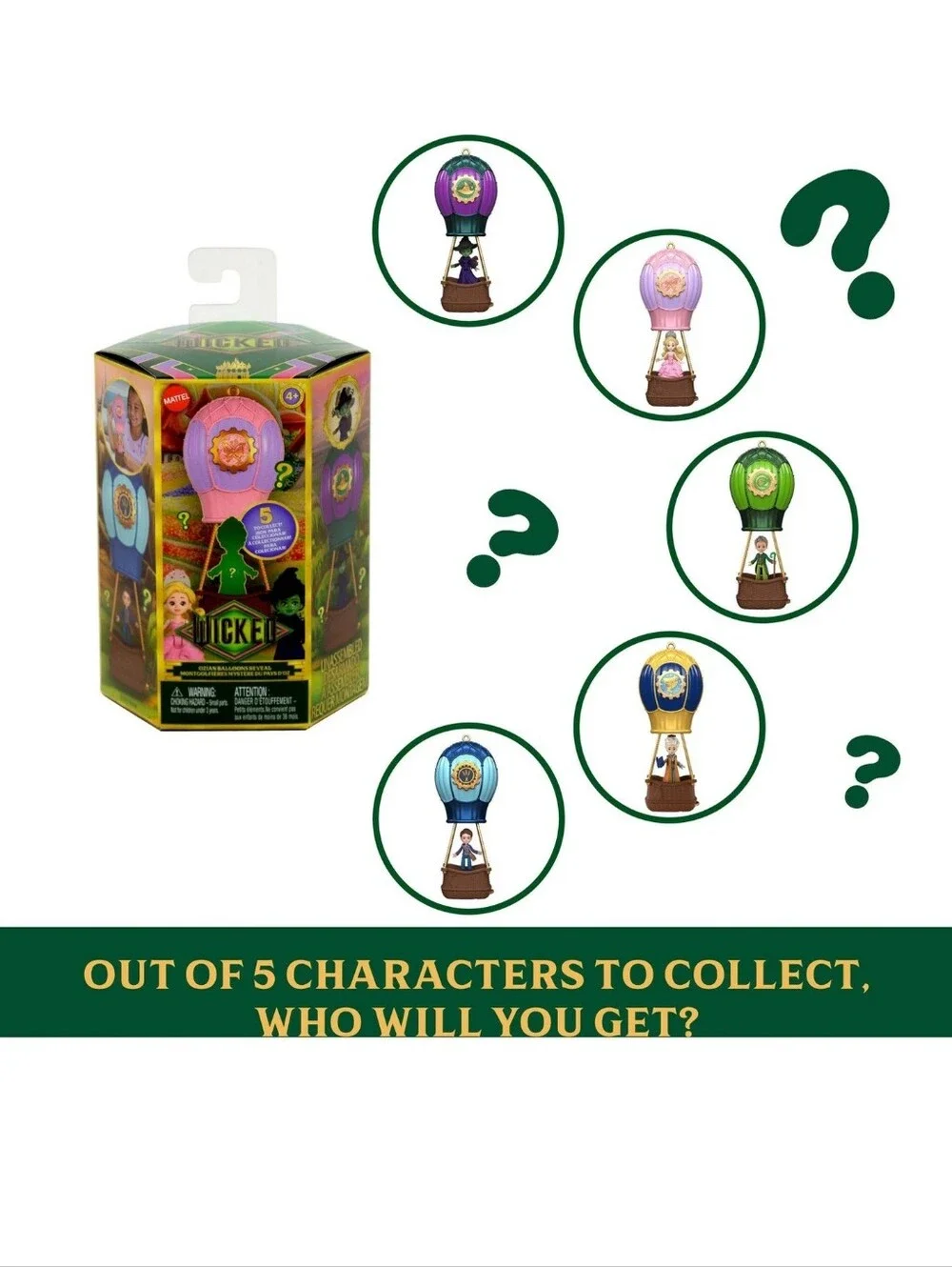 Mattel Wicked Ozian Balloon Mystery Reveal Surprise Small Doll